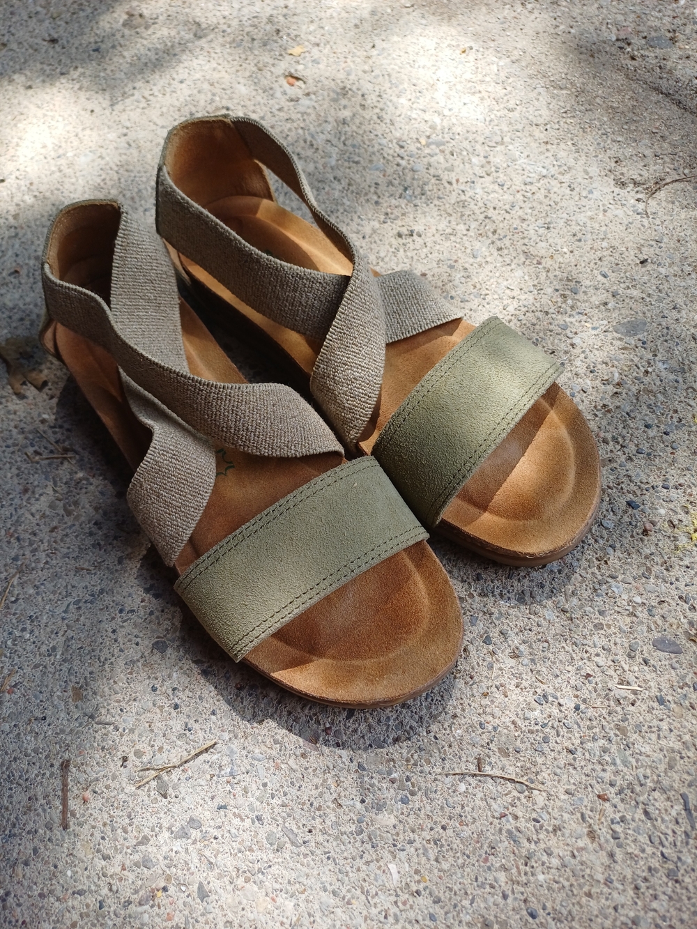 Bionatura Olive Green Women's Sandals